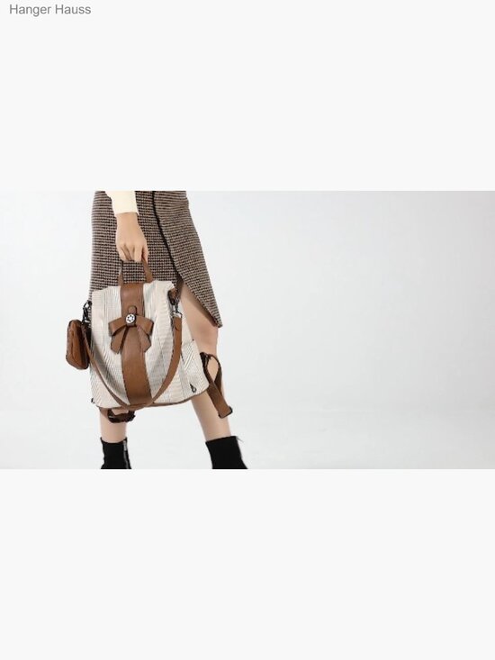Vegan Leather Fashion Backpack Purse Anti-Theft Shoulder Bag Daypack main image 7